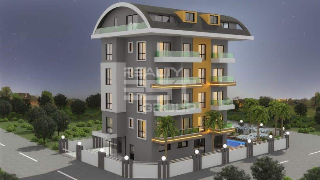 Квартира, Алания, в районе Оба, 1+1, 55 м², от собственника