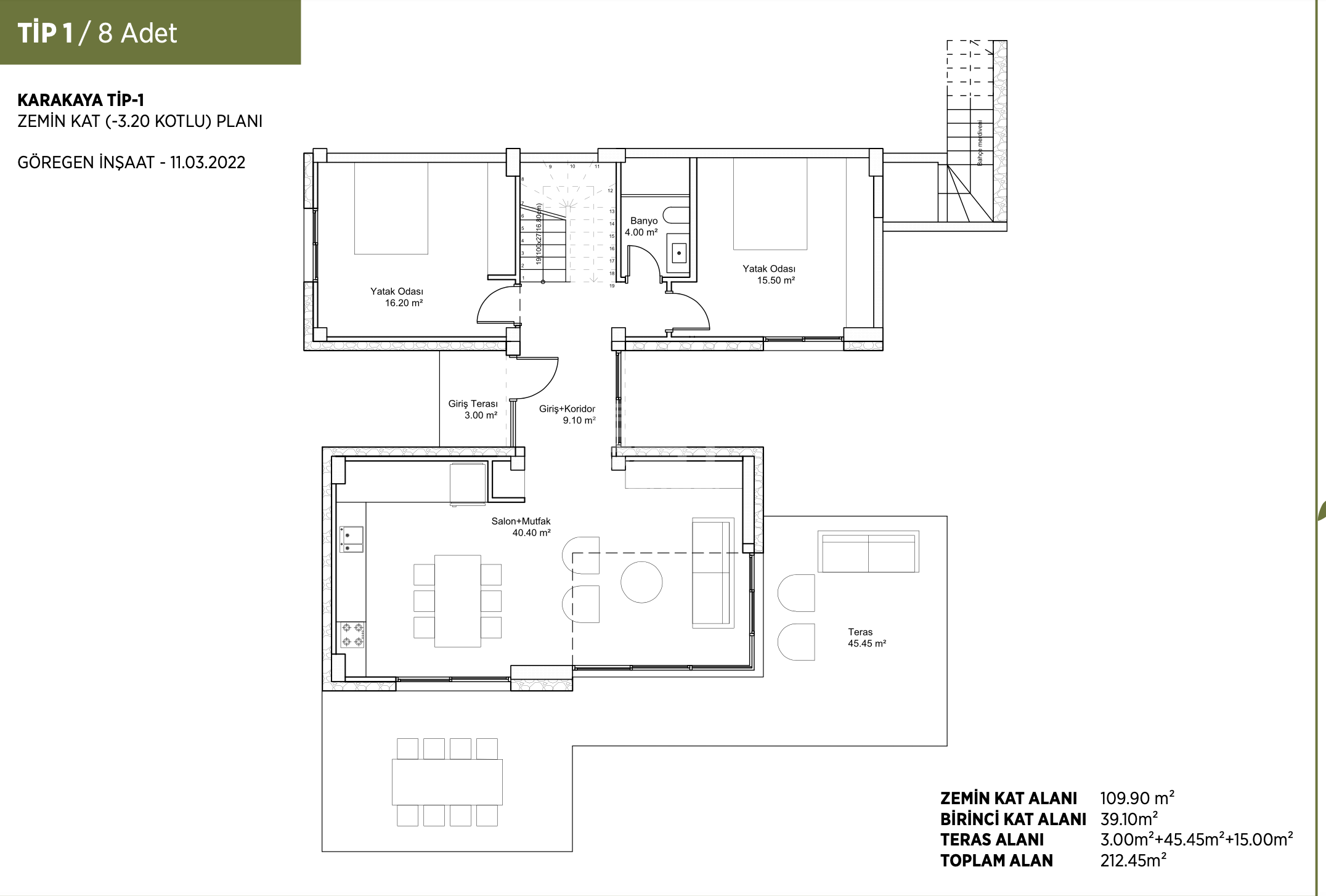 Вилла, Бодрум, 3+1, 212 м², от застройщика - фото 5