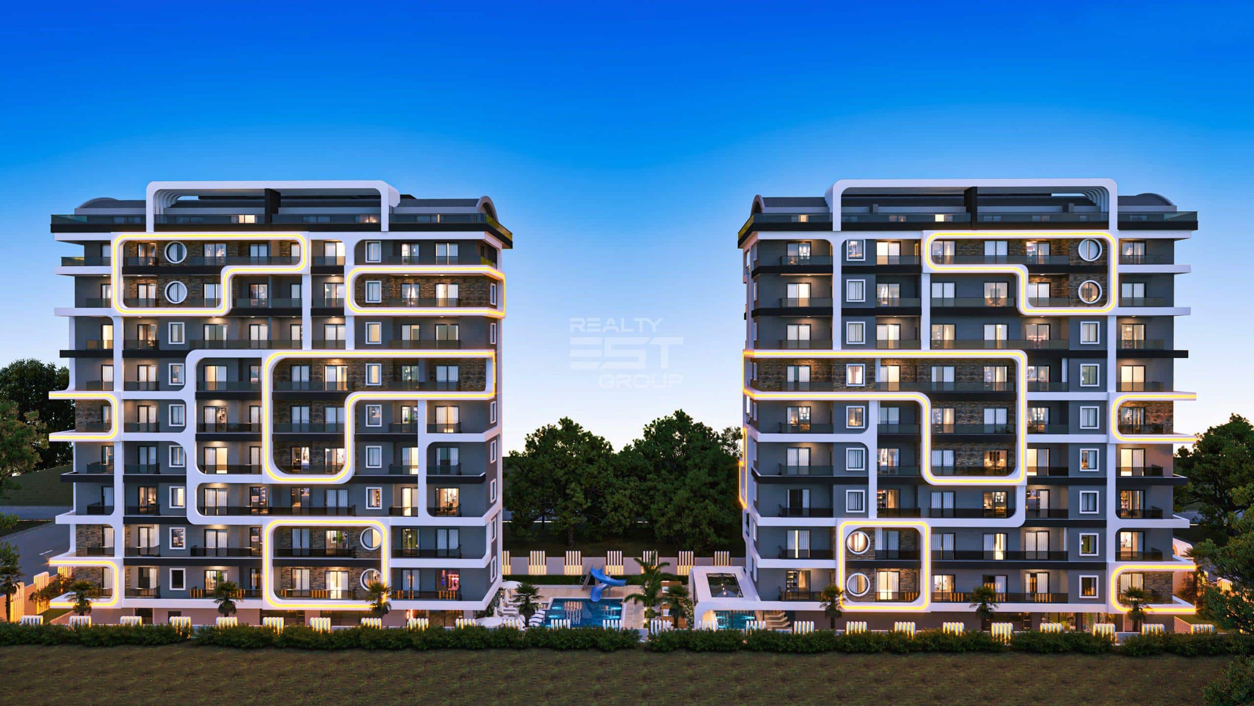 Квартира, Алания, в районе Махмутлар, 1+1, 55 м², от собственника - фото 6