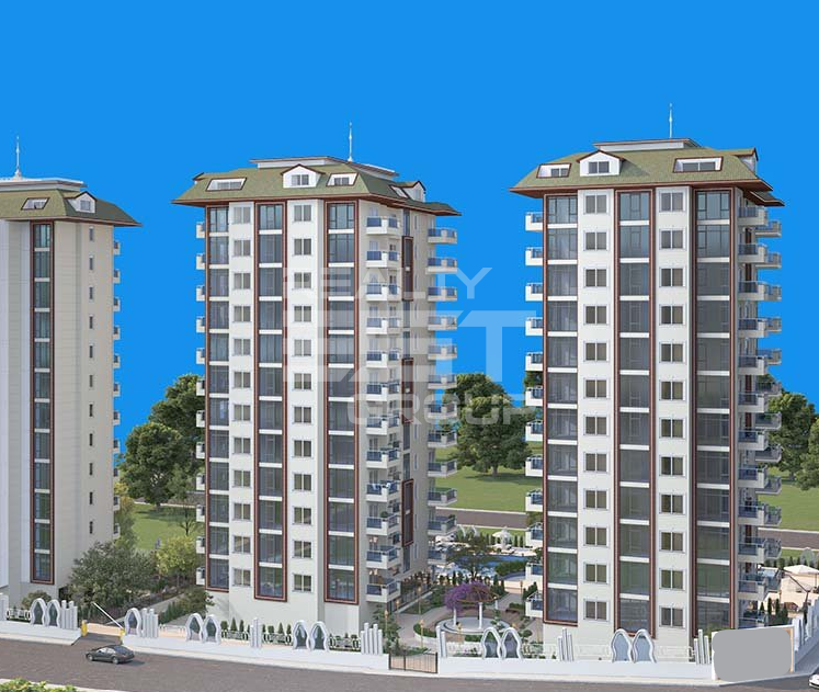 Квартира, Алания, в районе Махмутлар, 1+1, 50 м², от собственника