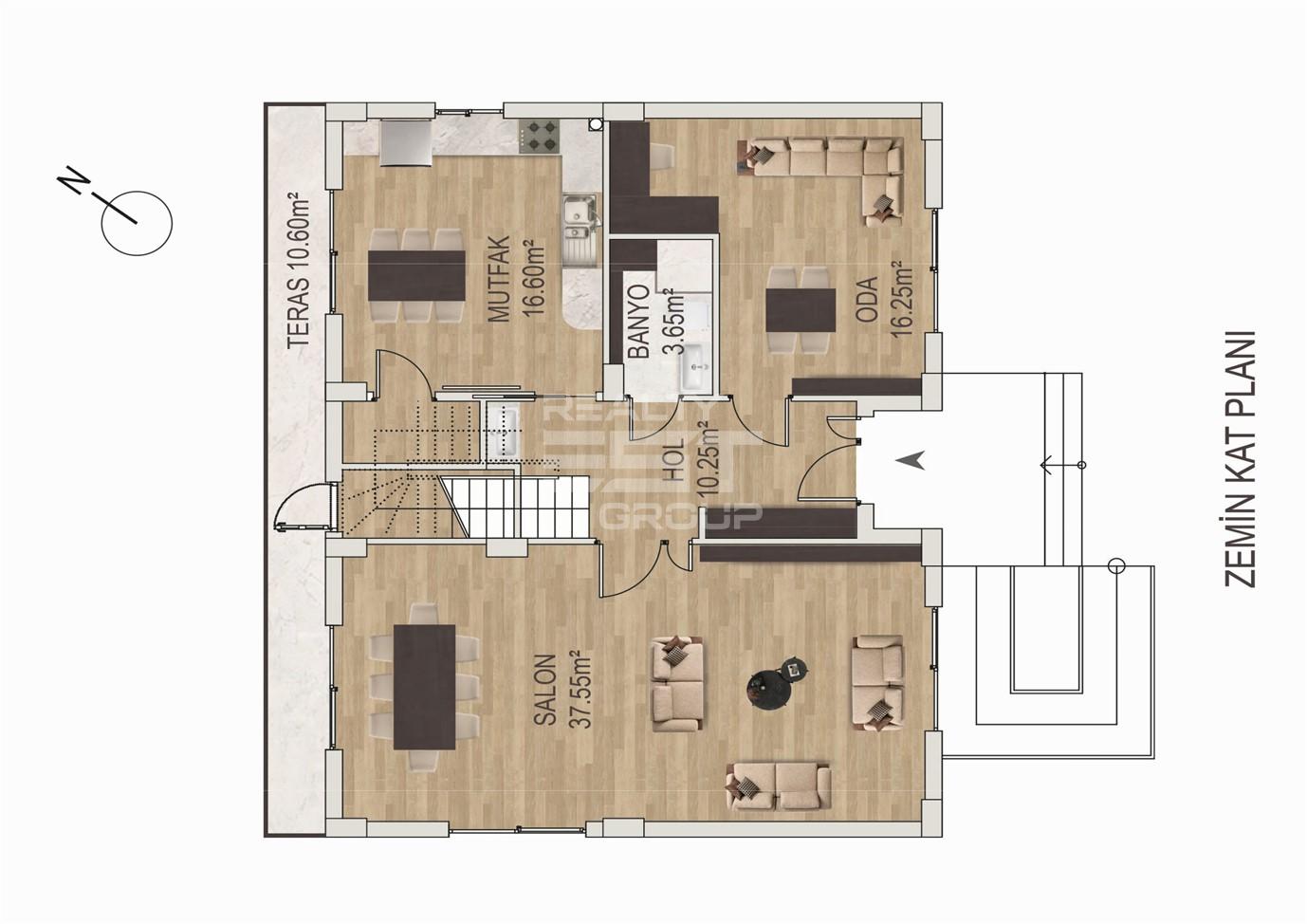 Вилла, Анталия, в районе Лара, 5+1, 280 м², от собственника - фото 36