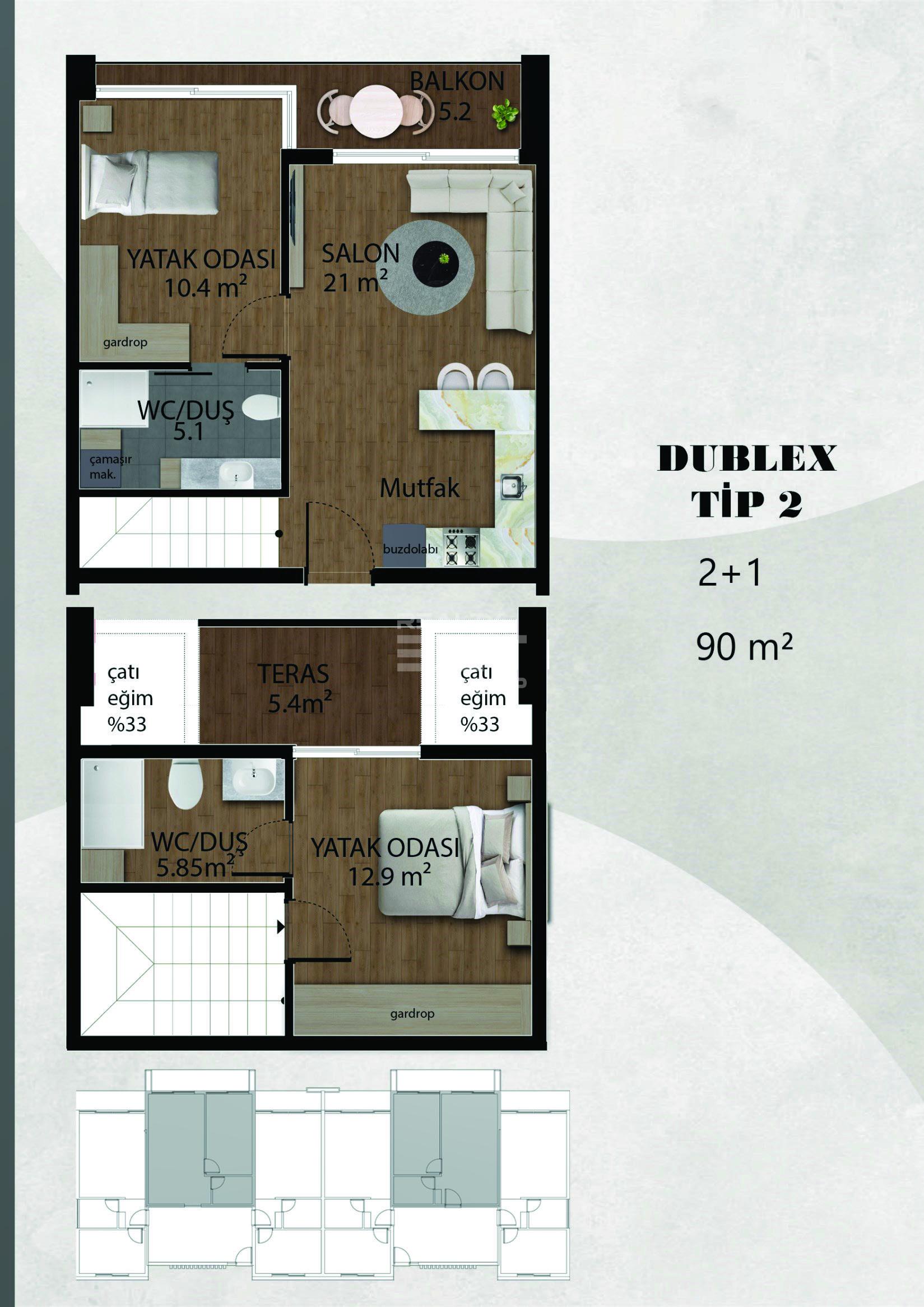 Квартира, Белек, 1+1, 2+1, 50-85 м², от застройщика - фото 27