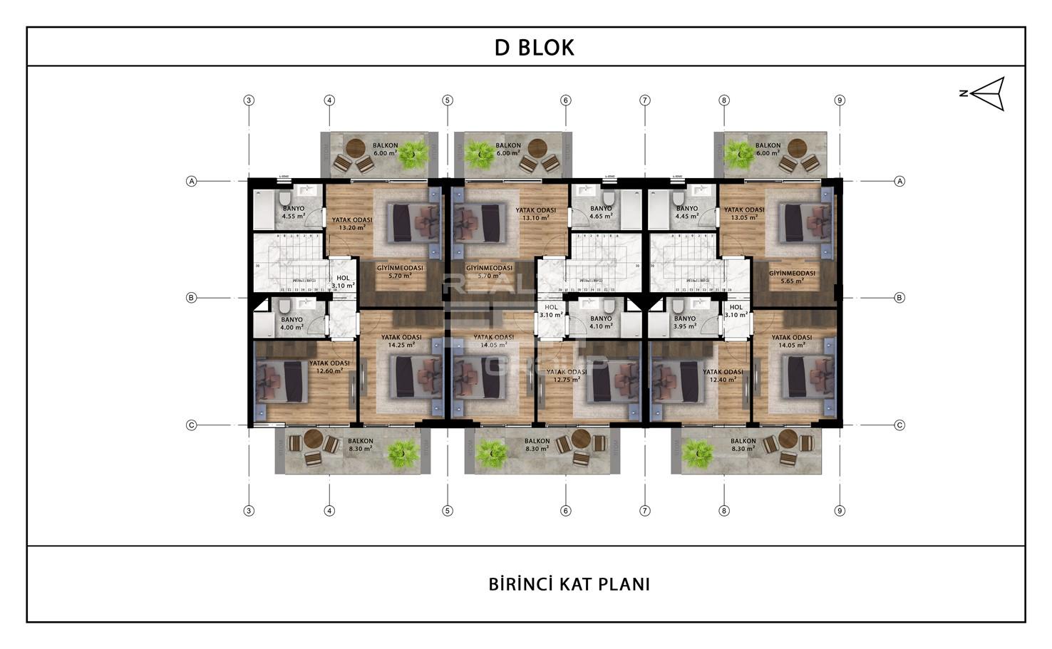 Вилла, Анталия, в районе Алтынташ, 3+1, 5+2, 163-261 м², от застройщика - фото 15