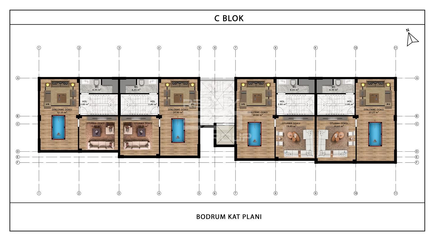 Вилла, Анталия, в районе Алтынташ, 3+1, 5+2, 163-261 м², от застройщика - фото 13