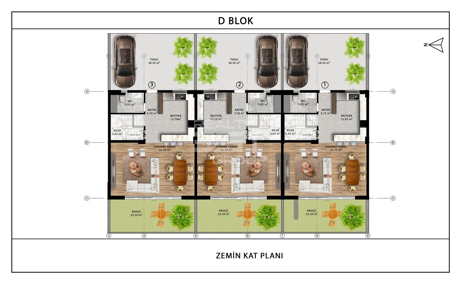 Вилла, Анталия, в районе Алтынташ, 3+1, 5+2, 163-261 м², от застройщика - фото 16