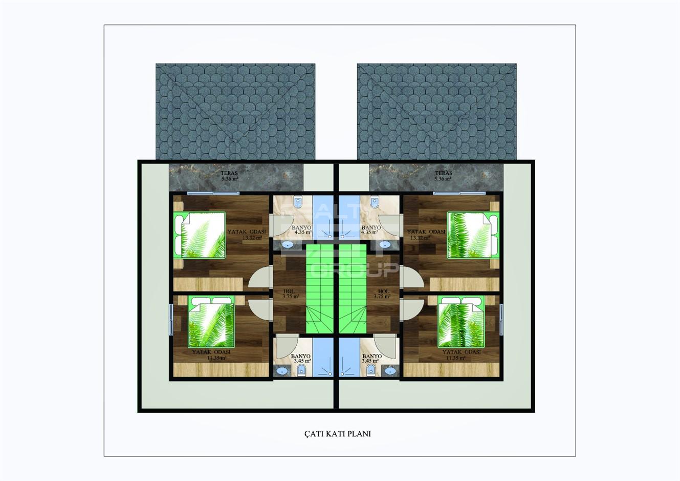 Вилла, Кемер, 3+1, 115 м², от застройщика - фото 27