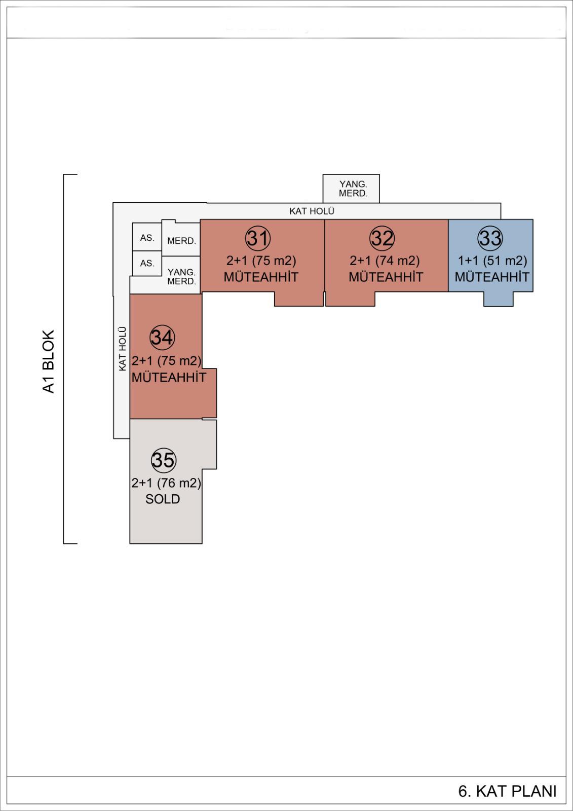 Квартира, Анталия, в районе Алтынташ, 1+1, 2+1, 55-87 м², от застройщика - фото 37