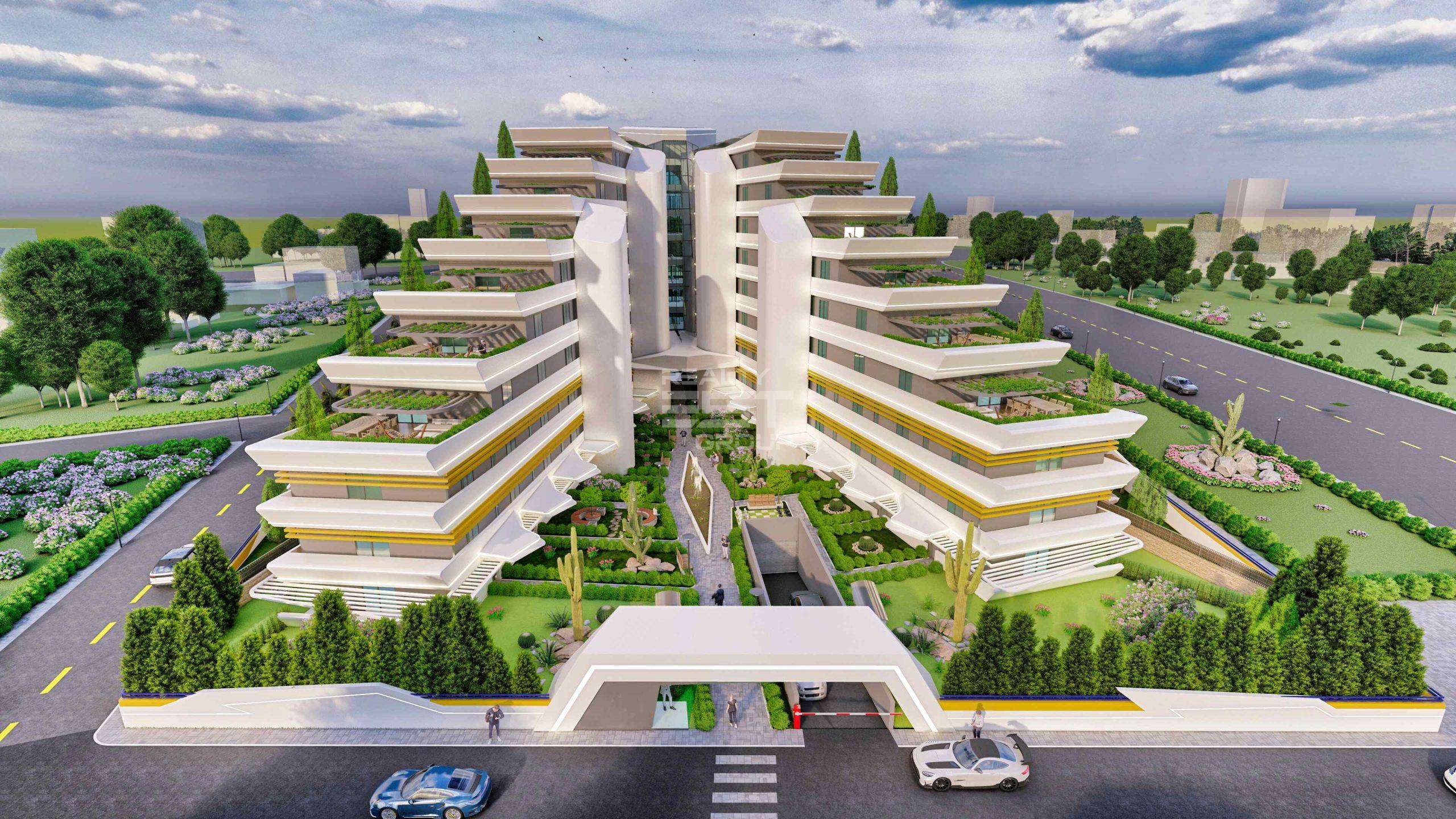 Квартира, Анталия, в районе Кепез, 1+1, 3+1, 49-180 м², от застройщика - фото 14