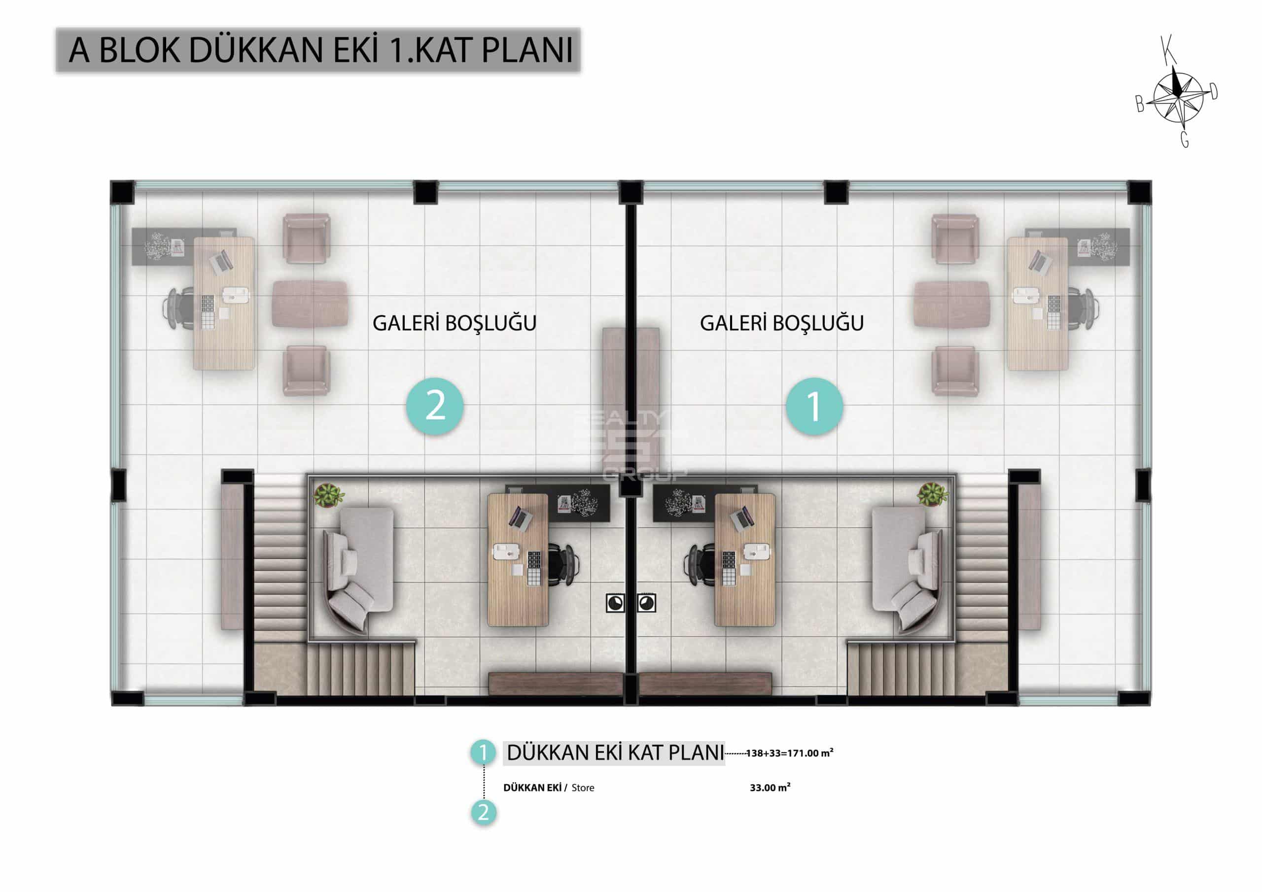 Квартира, Анталия, в районе Коньяалты, 2+1, 3+1, 95-120 м², от застройщика - фото 12