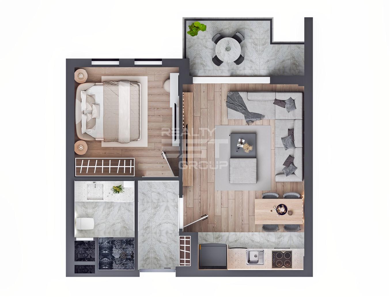 Квартира, Анталия, в районе Алтынташ, 1+1, 60 м², от собственника - фото 17