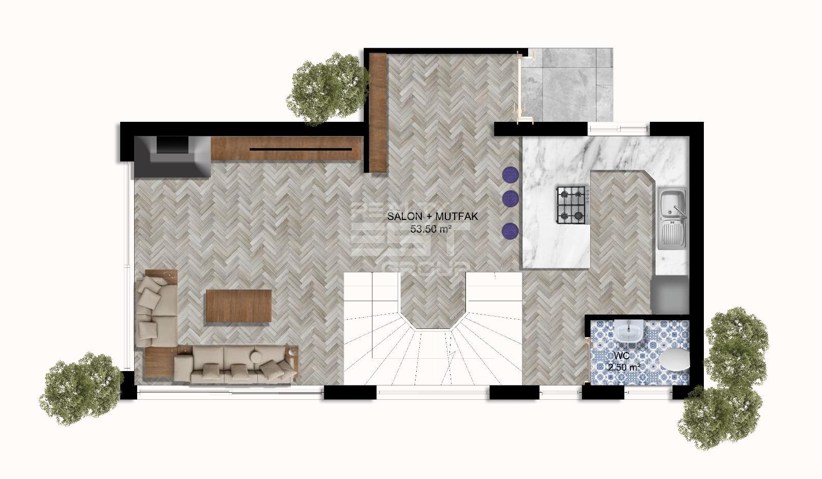 Вилла, Сиде, 4+1, 232 м², от застройщика - фото 36