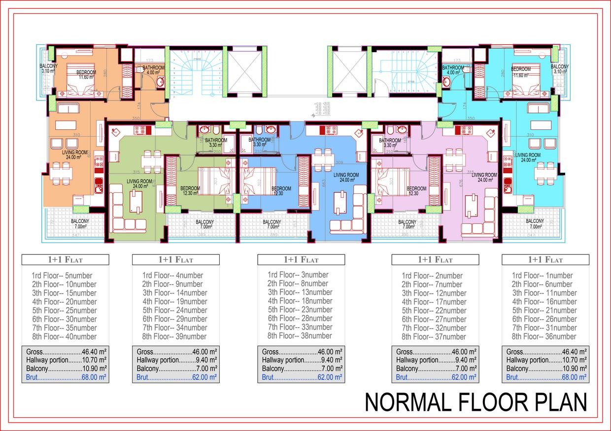 Пентхаус, Алания, в районе Махмутлар, 3+1, 139 м², от застройщика - фото 28