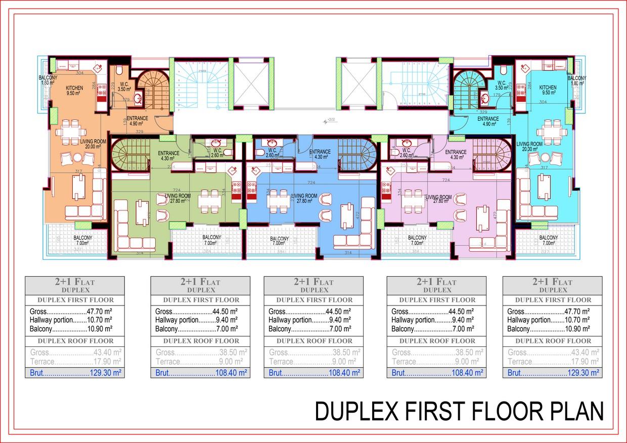 Пентхаус, Алания, в районе Махмутлар, 3+1, 139 м², от застройщика - фото 27